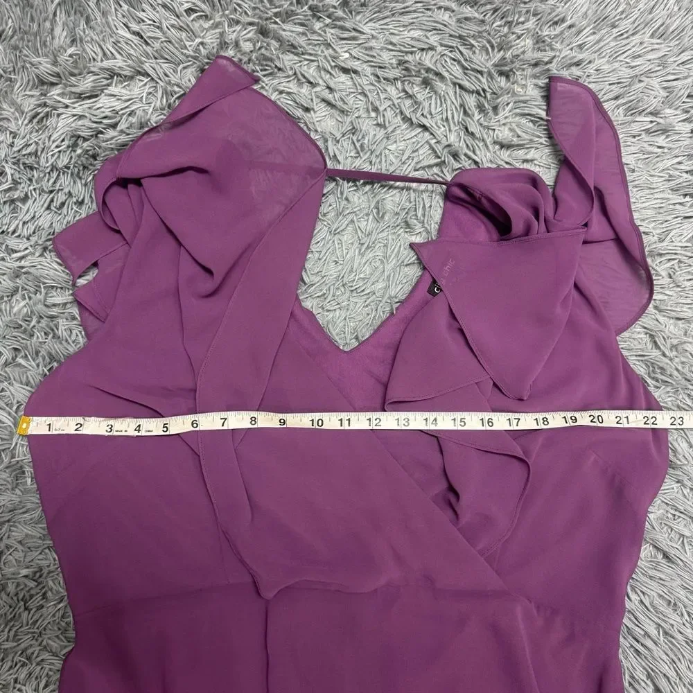 City Chic Softly Tied Orchid Dress Size 16